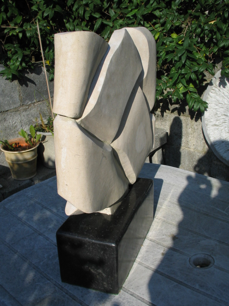 Celtic Strapwork - 1-3: Carved in Portugese limestone, in Dublin. Based on Celtic interlacing.